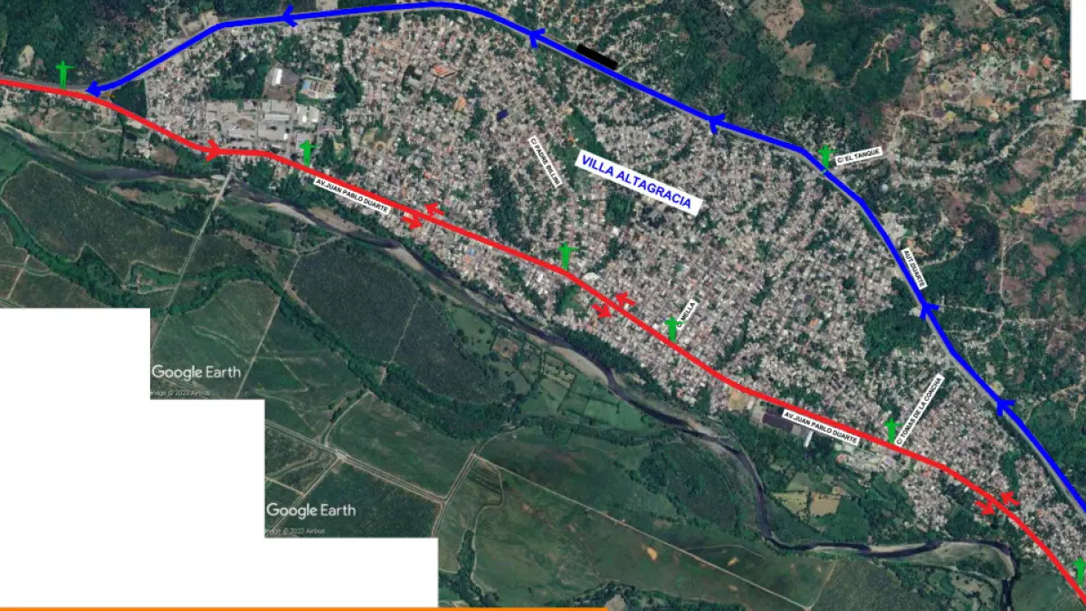 Mopc Desviar El Tr Nsito Curva De La Muerte Por Villa Altagracia