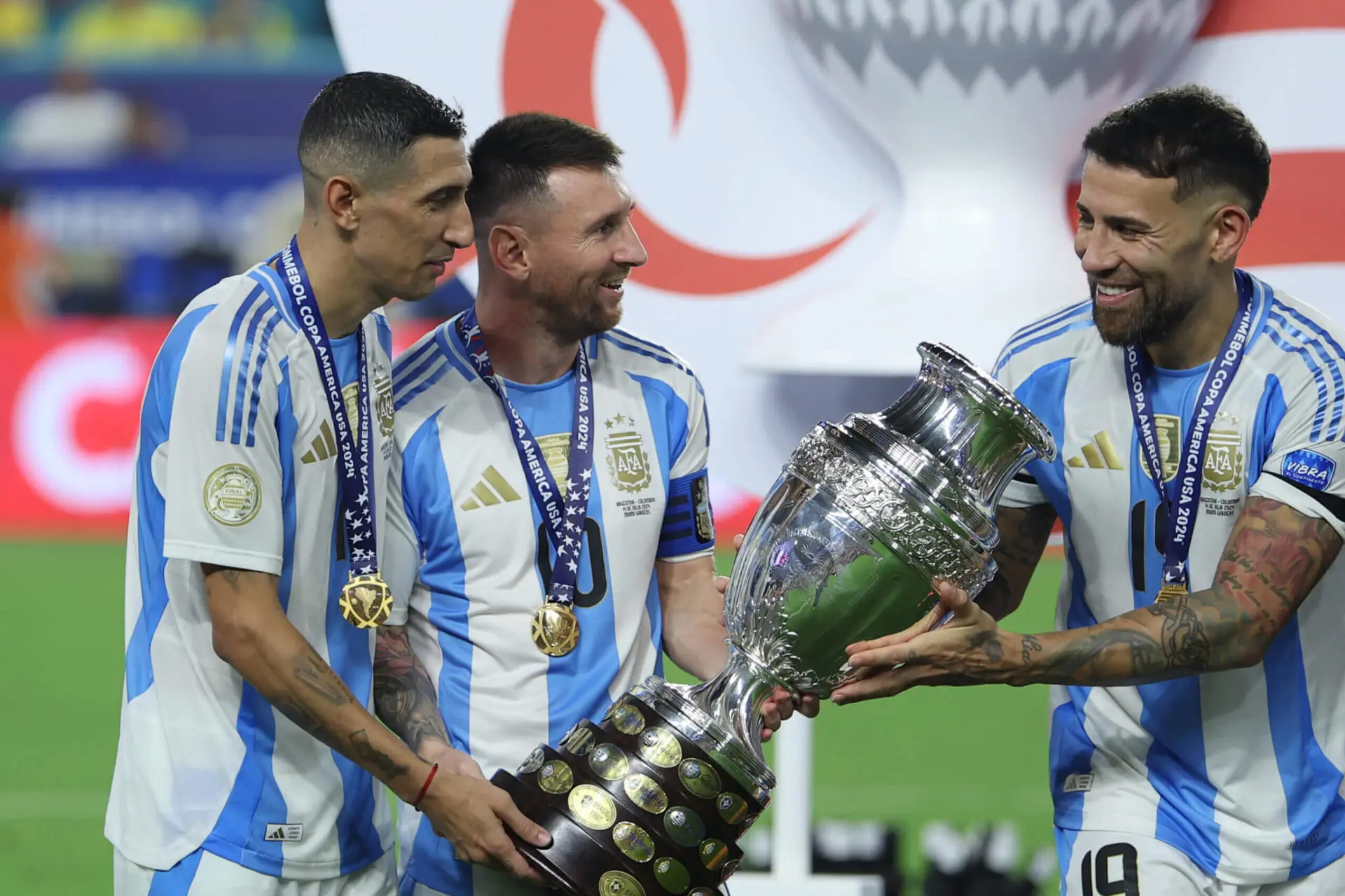 Messi Di Maria Y Otamendi Culminan En Grande Con Argentina