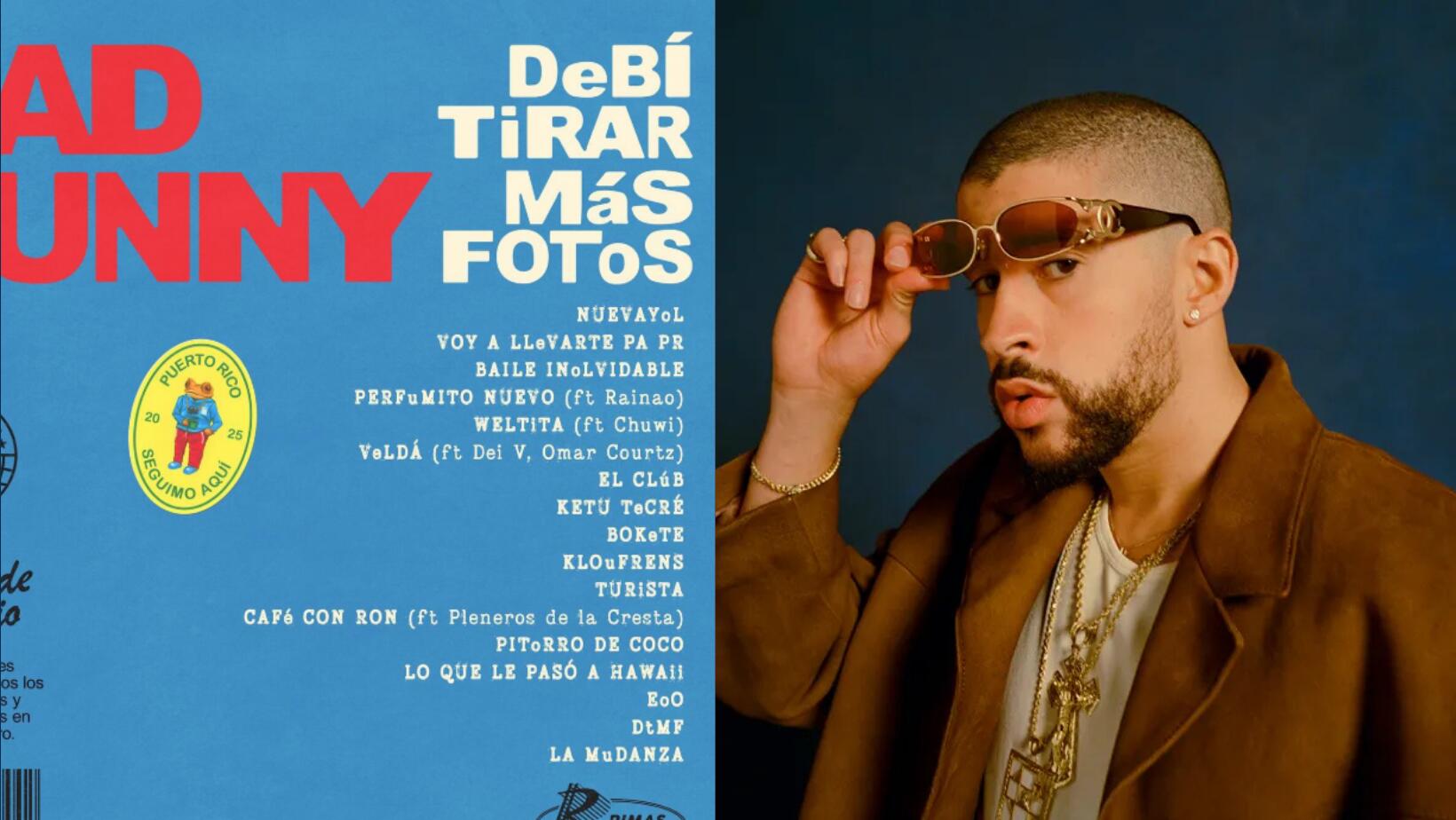 Bad Bunny presenta las canciones de Debí Tirar Más Fotos