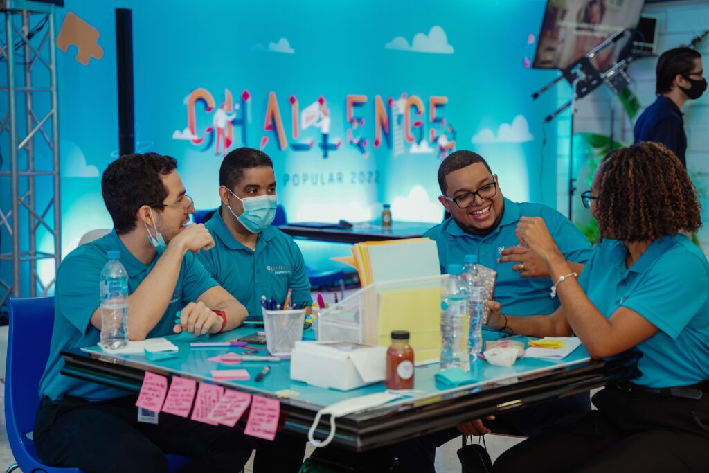 El Banco Popular Dominicano realizó la primera edición interna del Challenge Popular para sus colaboradores, una competición de cocreación de ideas