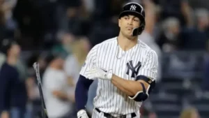 Es la segunda pasantía del jugador de los Yankees Giancarlo Stanton en la lista de lesionados este año