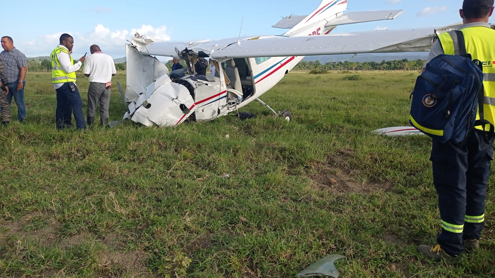 Se Encontraba en Estado Criticó en Hospital Ricardo Limardo el Accidente Aéreo