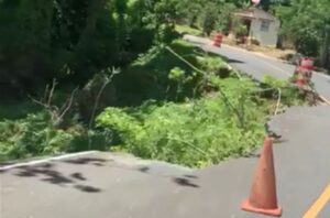 Derrumbe en carretera Majagual Adentro lleva dos años esperando solución
