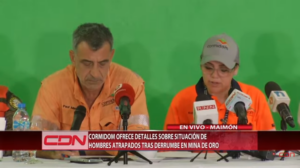 CORMIDOM afirma que trabajan contrarreloj para rescatar sanos y salvos a los dos mineros 