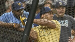 Wander Franco ya tomó práctica de bateo en el terreno