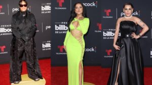 Celebridades que desfilaron por alfombra roja de los premios Billboard Latinos 2022  