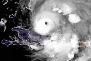 Fuertes vientos y lluvias en Santo Domingo y el Distrito Nacional