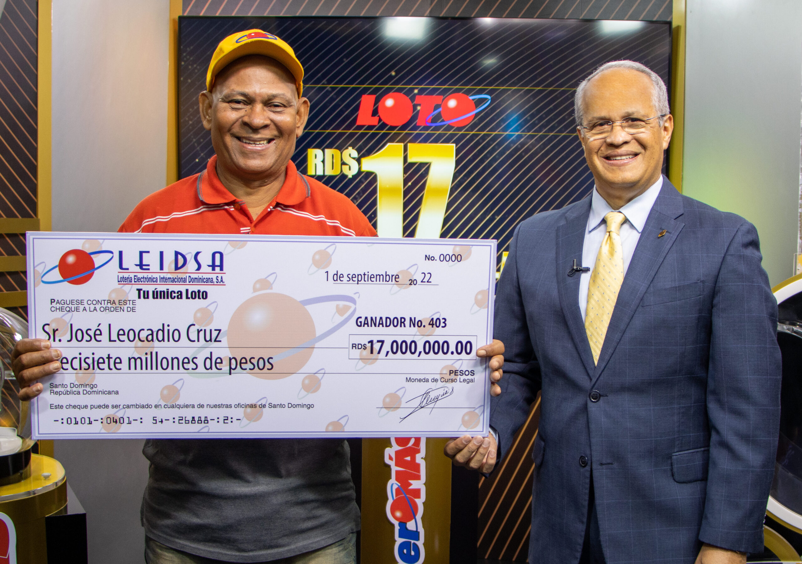 Ganador 403 de la LOTO