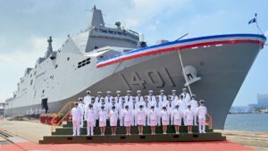 Taiwán introduce un nuevo buque de guerra para reforzar a su industria 