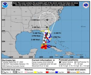 Tras azotar el oeste de Cuba, Ian amenazará Florida como un huracán mayor