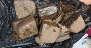 CESFRONT decomisa 13 libras de marihuana en el interior de un tanque de GLP; detienen mujer