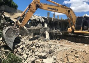 Demuelen edificio que se construía para un liceo en El Pino de Dajabón