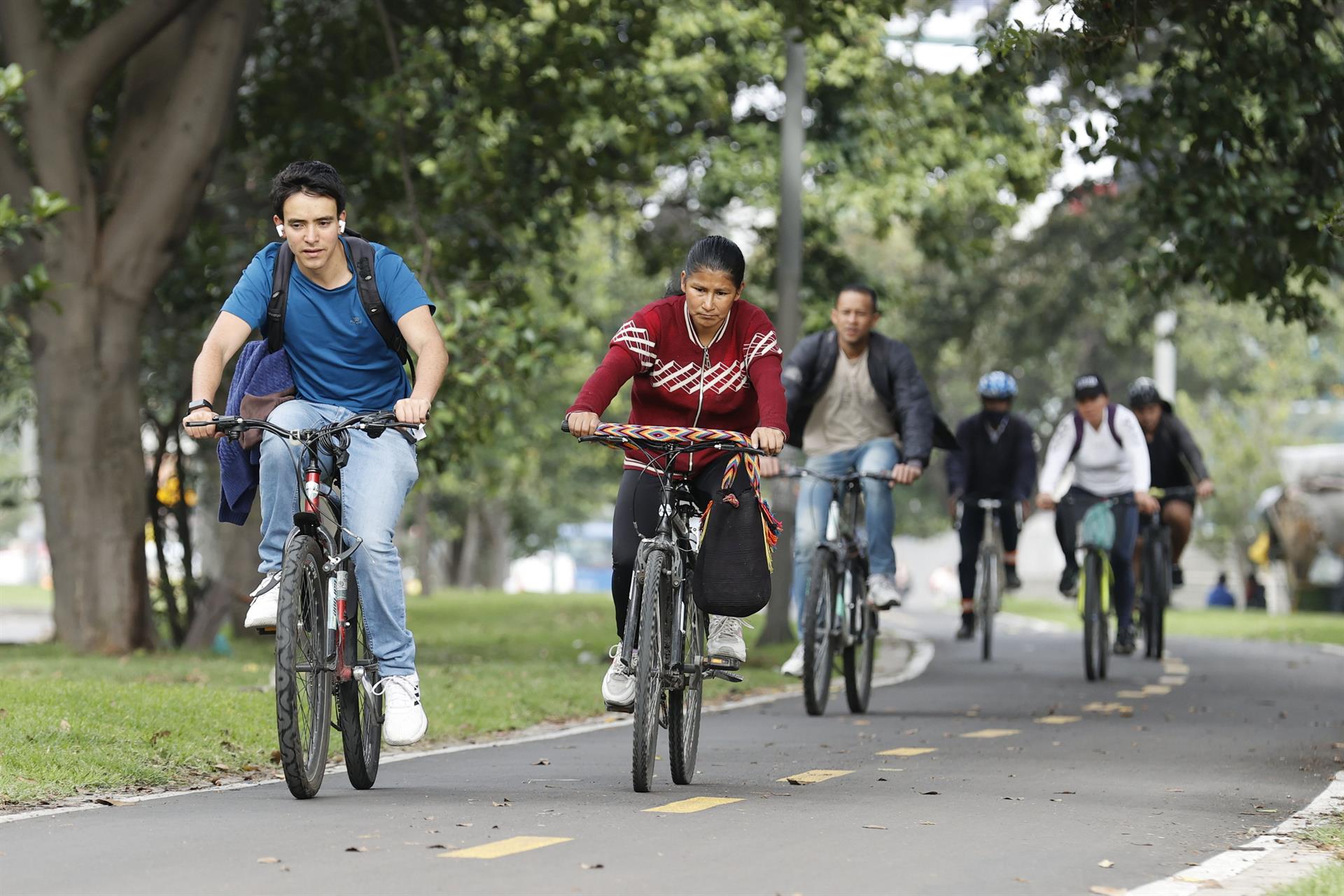 Bogotá, una de las ciudades más congestionadas, disfruta de un día sin carro