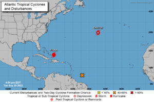 Se forma la tormenta Gastón en el Atlántico mientras Fiona amenaza a Bahamas