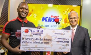 Empleado de Central Romana gana RD$ 25 millones con el Súper Kino TV de Leidsa 