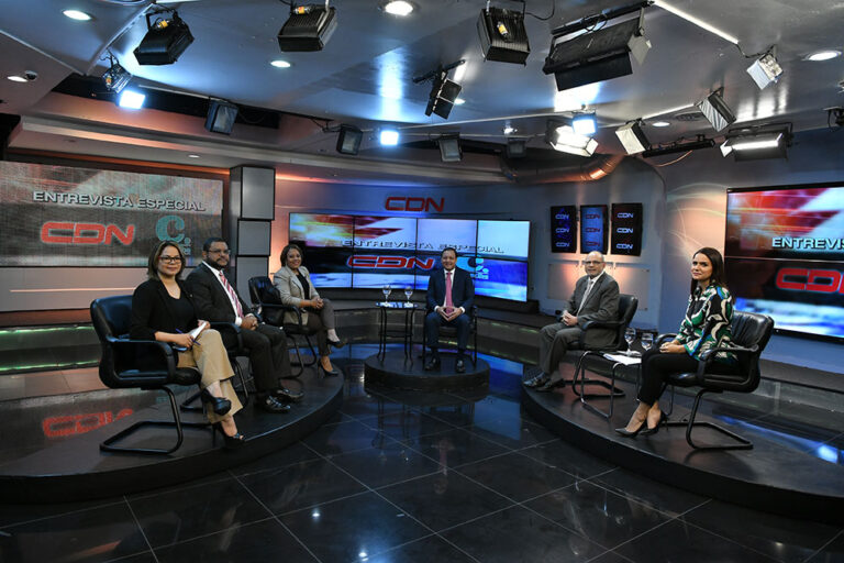 Abel Martínez durante la entrevista en Despierta con CDN.