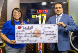 Empleada privada se gana RD$17 millones en Leidsa
