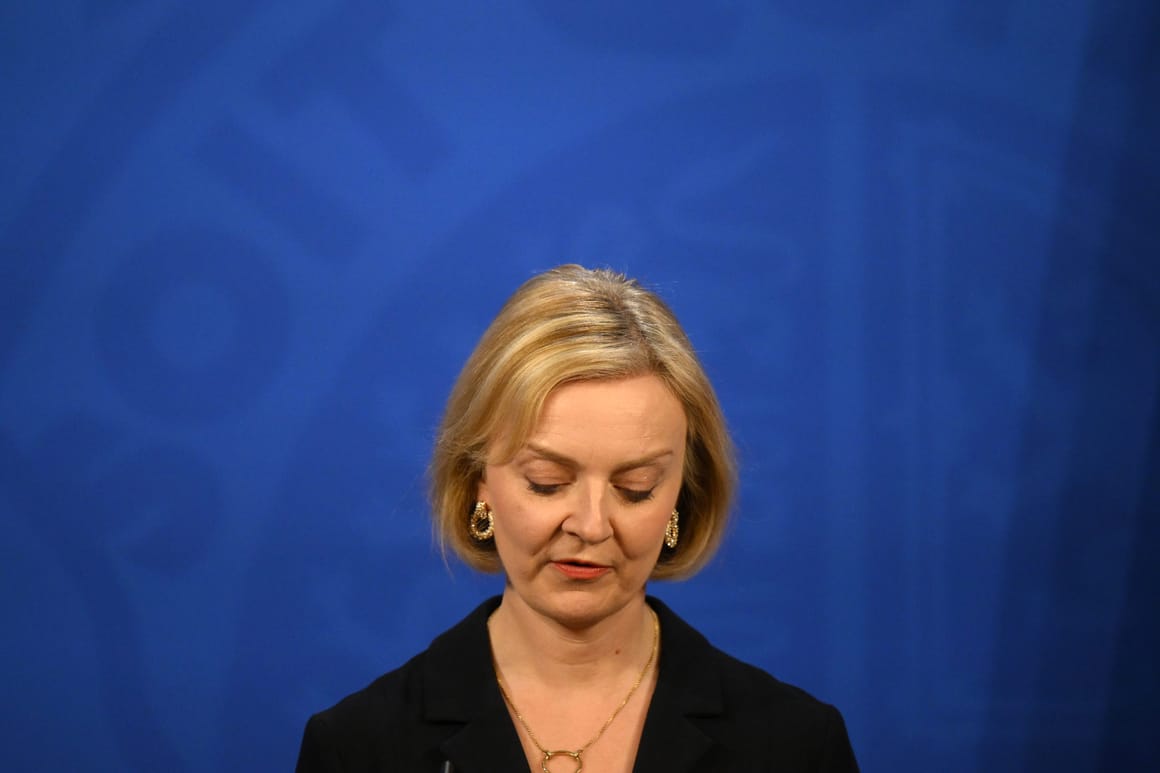 Liz Truss renuncia como primera ministra de Gran Bretaña