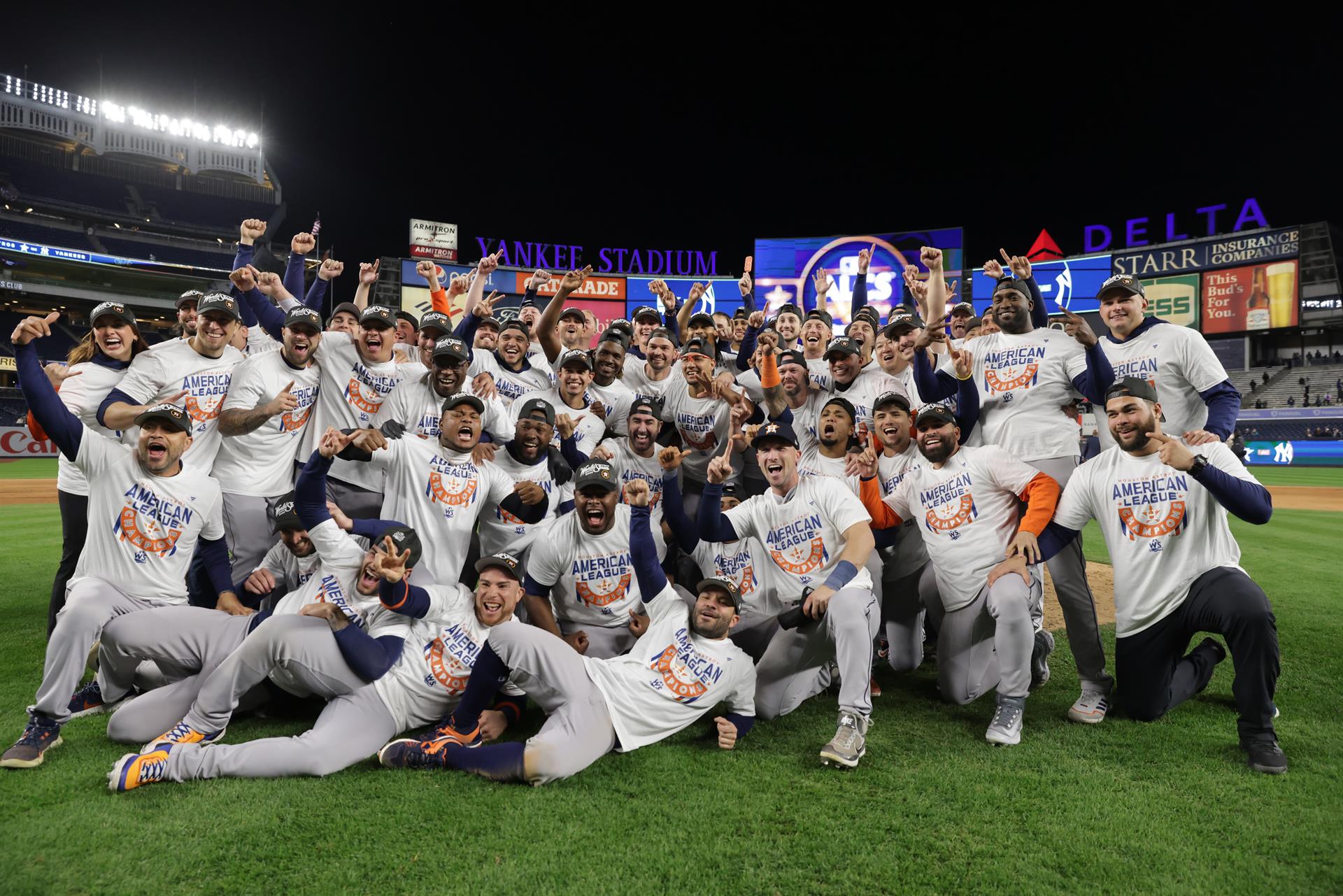 Los Astros barren a los Yanquis y enfrentarán a los Filis en la Serie Mundial