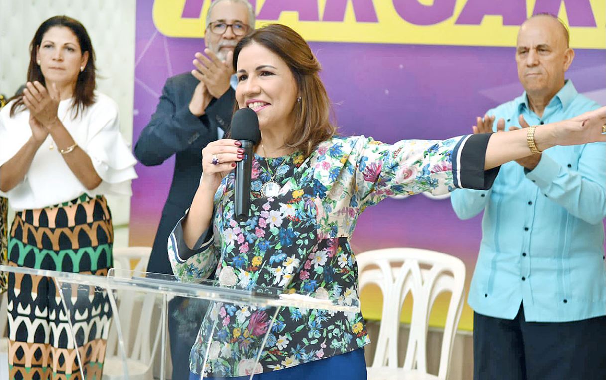Margarita Cedeño alienta sus seguidores en el PLD, pide trabajar por el triunfo en 2024