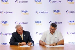Pagatodo y Arajet firman alianza para habilitar pagos en efectivo 