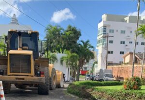 Denuncian Alcaldía del Distrito Nacional busca reducir rotonda en Los Cacicazgos