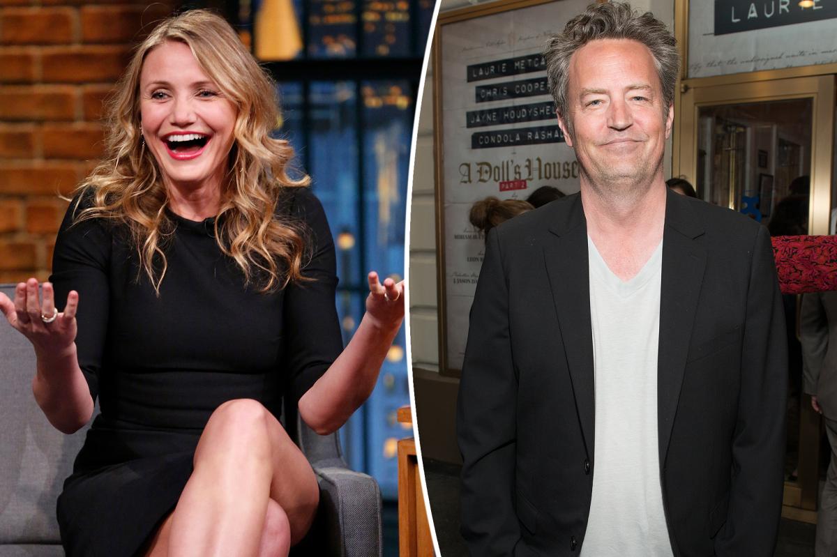 Matthew Perry dice que Cameron Diaz se 'drogó' durante una cita secreta y lo golpeó en la cara