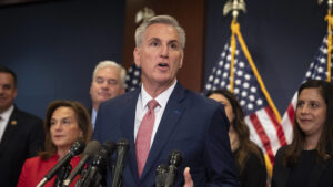 El líder del partido Republicano en la Cámara de Representantes, Kevin McCarthy.
