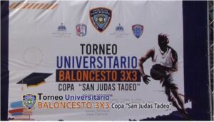 Policía inicia con éxito básquet 3x3 universitario 