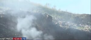 Vertedero de Moca continúa incendiado y generando problemas respiratorios