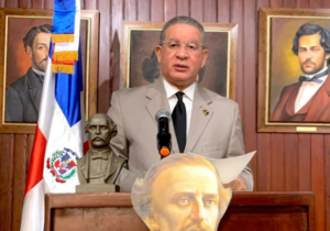 El presidente del Instituto Duartiano, Wilson Gómez Ramírez