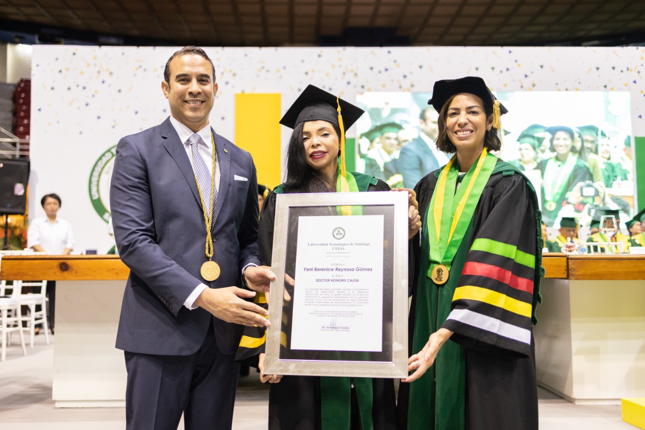 UTESA otorga Doctorado Honoris Causa a la magistrada Yeni Berenice Reynoso