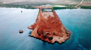 Proceso de remodelación del Puerto Cabo Rojo. / Fuente externa.