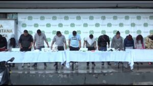 La Policía de Colombia desmantela la banda criminal Los Camilo tras detener a 22 miembros 