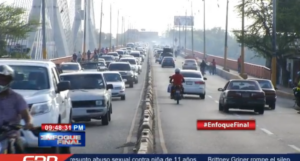 Vías del Distrito Nacional intransitables en inicio de fin de semana 