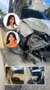 Melkis Díaz y su hija sufren accidente intentando escapar de un atracador