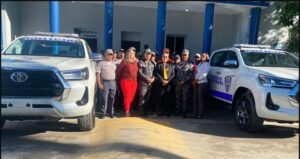 PN entrega cuatro camionetas a igual número destacamentos regional oeste, SJM