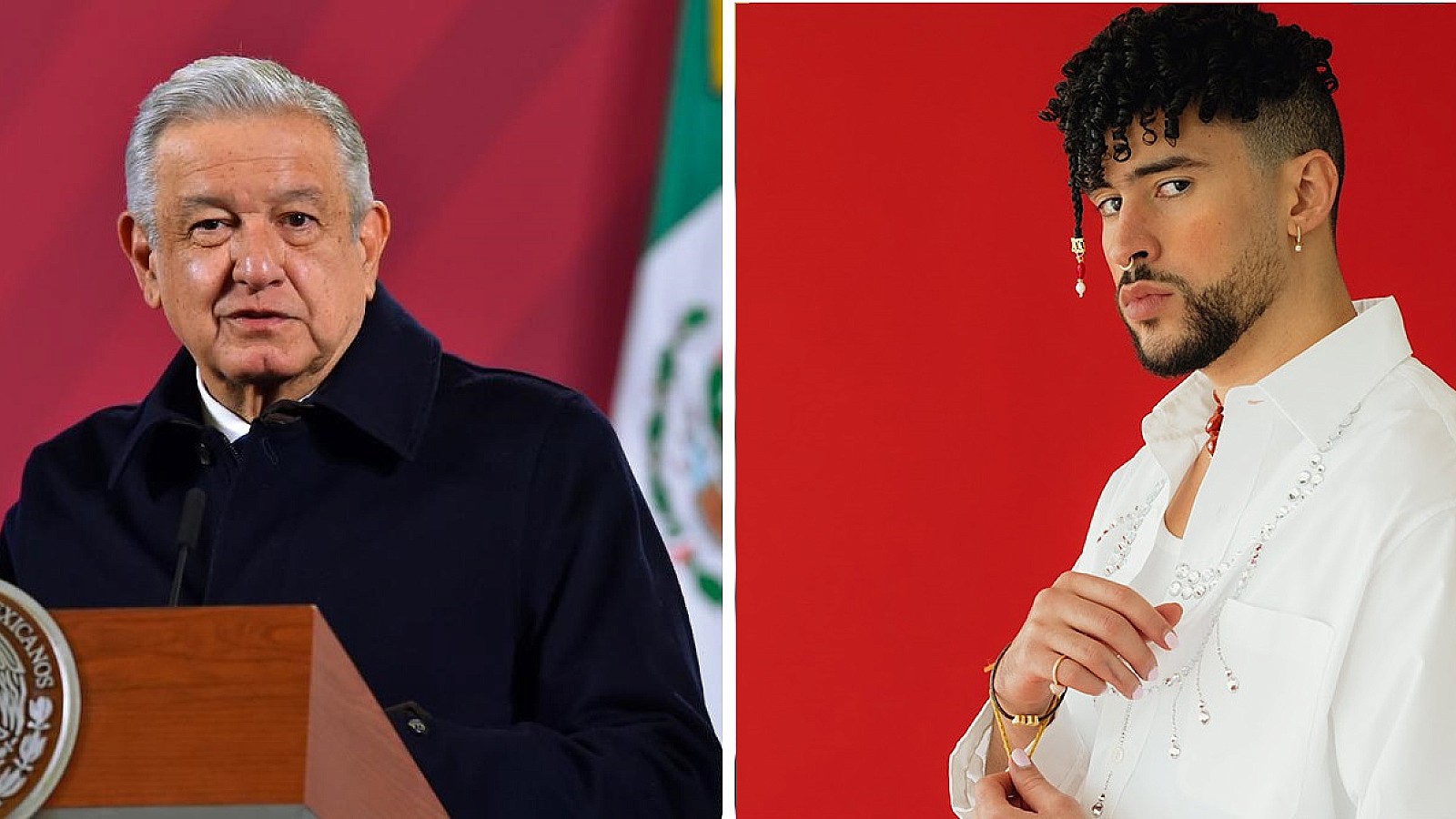 El presidente de México hace una curiosa petición a Bad Bunny