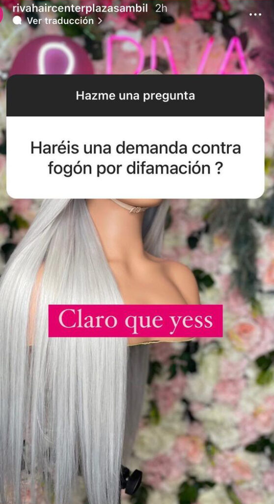 Salón de belleza demandará a Fogón por su pelea con Yailin