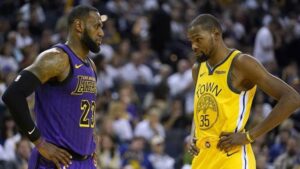 LeBron James y Kevin Durant lideran las votaciones para el Juego de Estrellas de la NBA