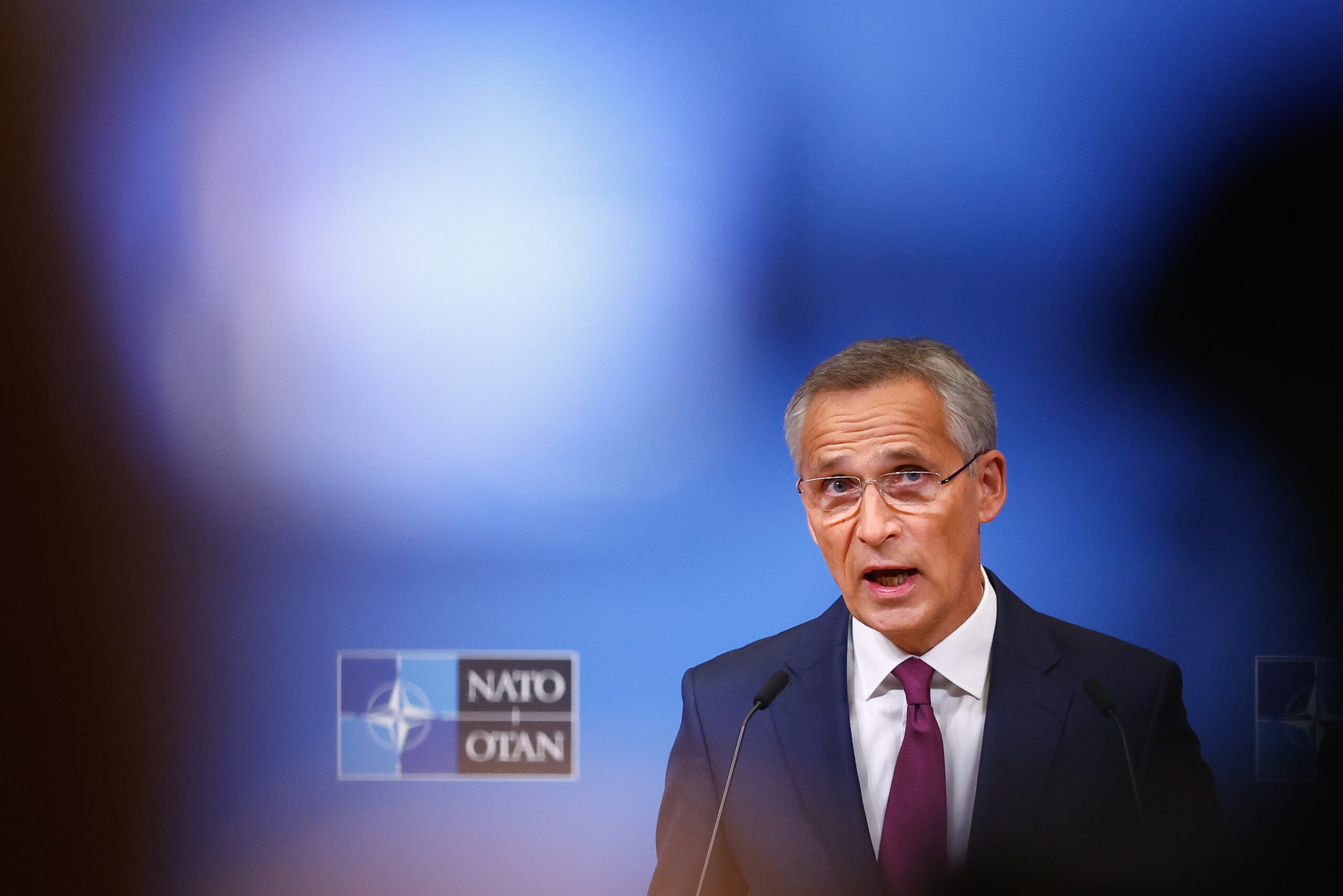 El secretario general de la OTAN, Jens Stoltenberg. EFE/EPA/STEPHANIE LECOCQ