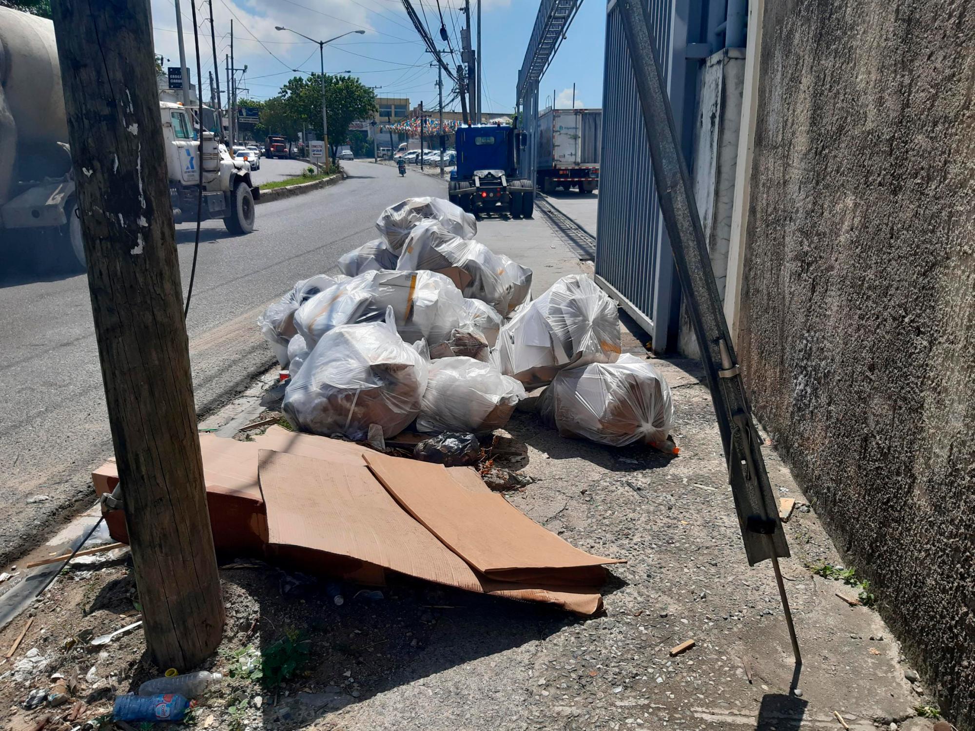 Vertederos improvisados y calles en mal estados es el panorama de Santo Domingo Oeste