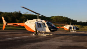 Llegan al país dos nuevos helicópteros marca Bell modelo TH-67 para fortalecer la seguridad de la frontera