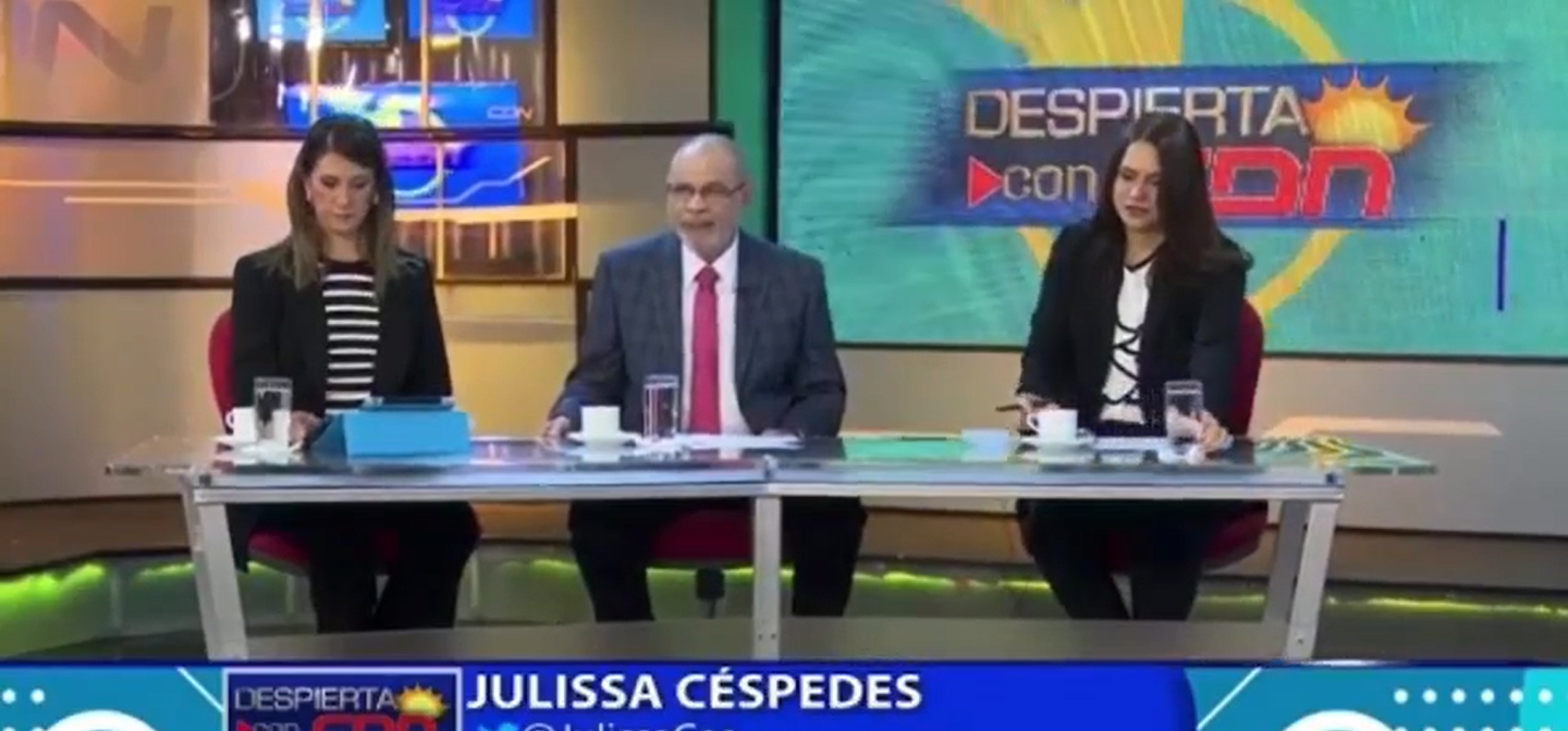 A varios periodistas dominicanos "los meneó" el temblor