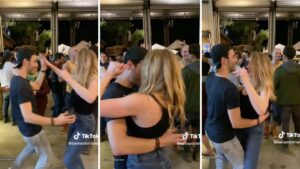 Amber Heard reaparece y causa revuelo bailando muy pegadita con asistente del equipo de producción de su último proyecto 