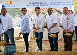 Ministro de Turismo deja iniciados trabajos de reconstrucción