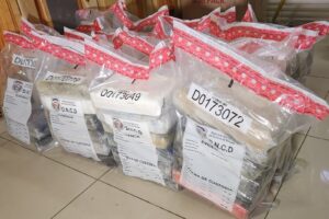 Ocupan 92 paquetes cocaína escondidos en nevera de contenedor  