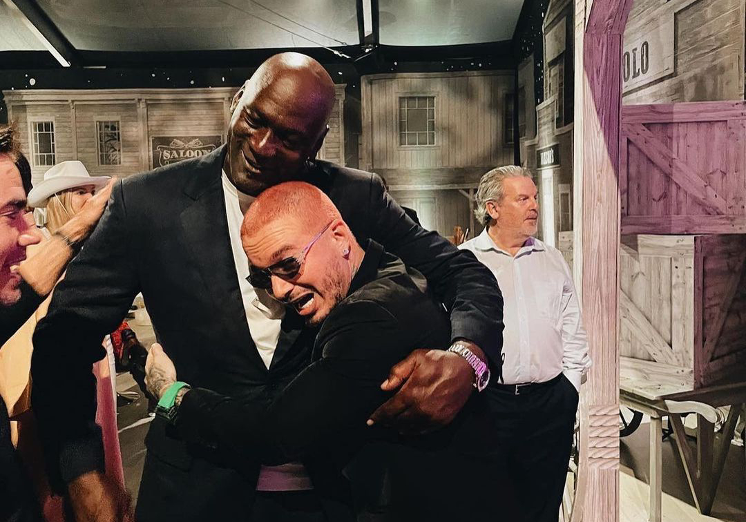 Michael Jordan recibió los 60 "perreando" con J Balvin