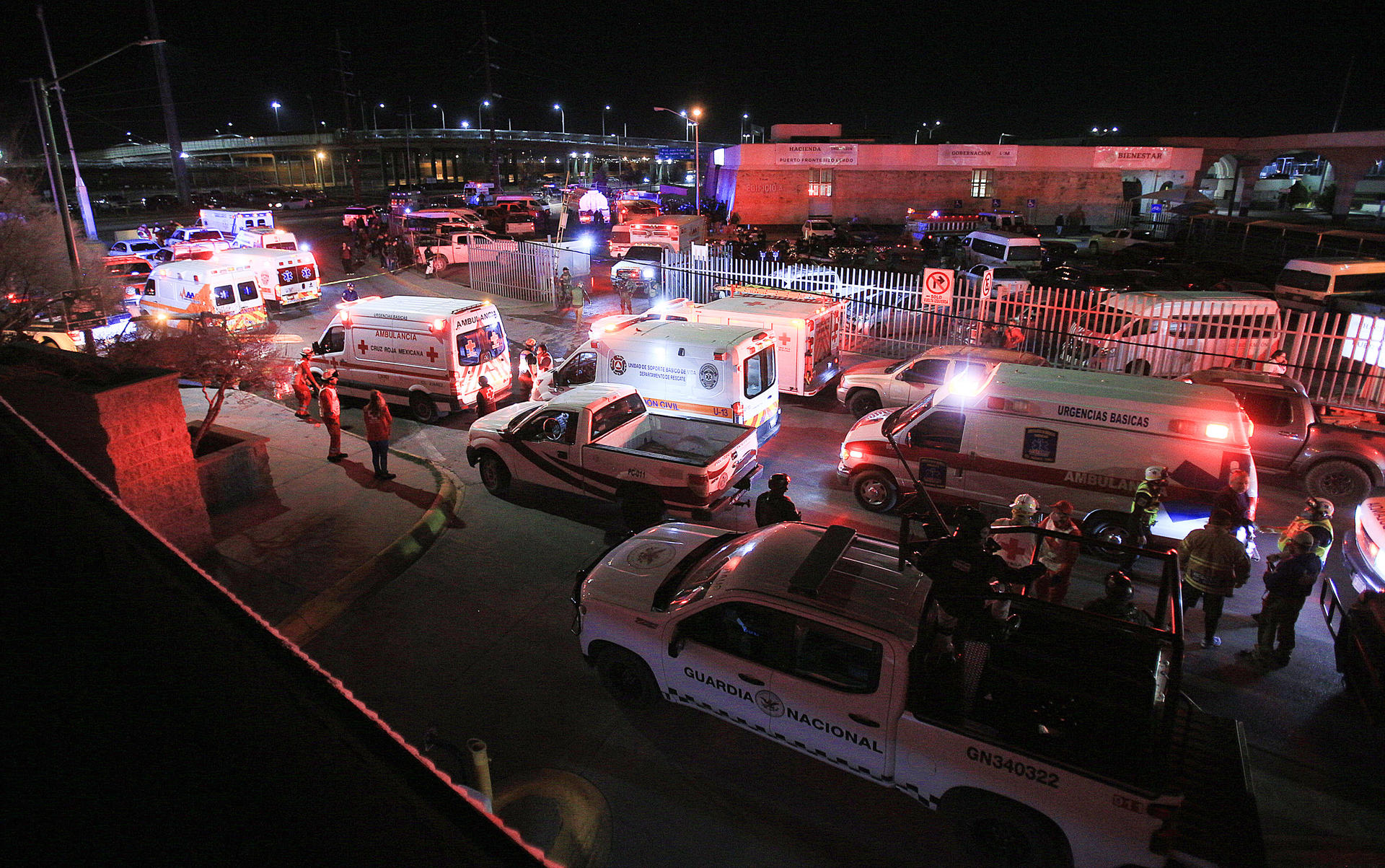 Unos 39 migrantes muertos en un incendio en México