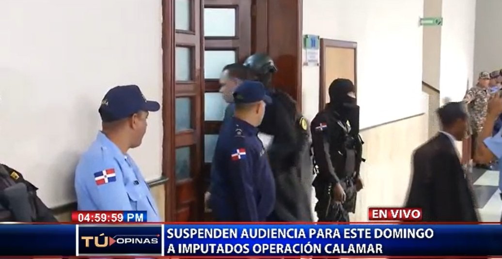 Difieren audiencia a imputados del caso Calamar para el 26 de marzo